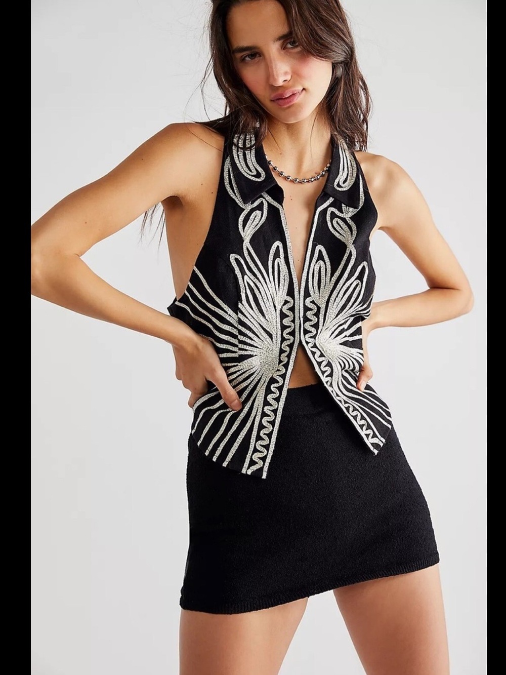 Free people head west embellish tank